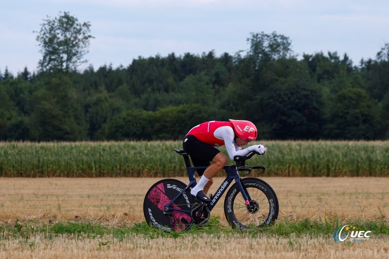 European Championships Munich 2022 - 2022 UEC Road Elite European Championships - Men's ITT - 17/08/2022 - Stefan Bissegger (SUI) - photo Luca Bettini/UEC/SprintCyclingAgency?2022